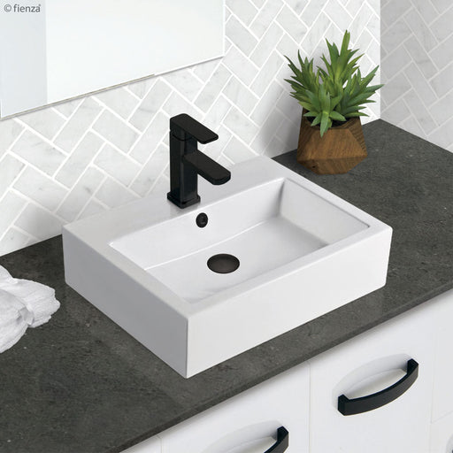 Fienza Modena Above Counter Basin-RB07N-blue-leaf-bathware