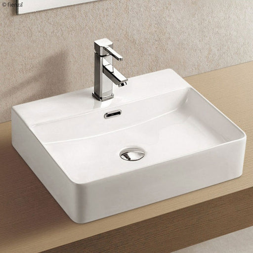 Fienza Petra Above Counter Basin-blue-leaf-bathware