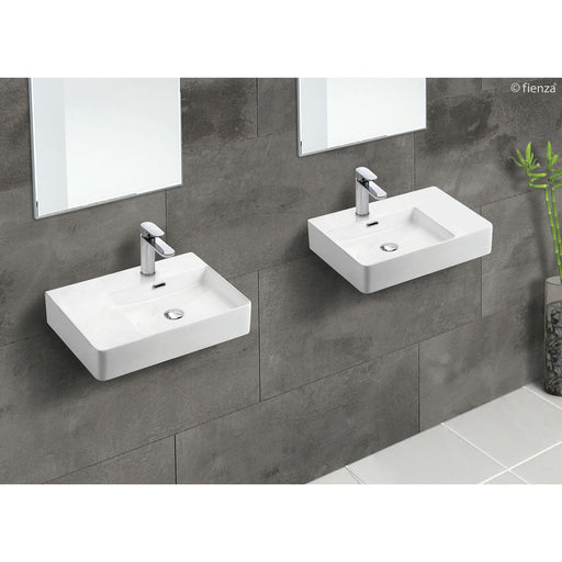 Fienza Petra Left-Hand Wall-Hung Basin-RB2223L-blue-leaf-bathware