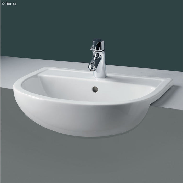 Fienza Rak Compact Semi-Recessed Basin-blue-leaf-bathware