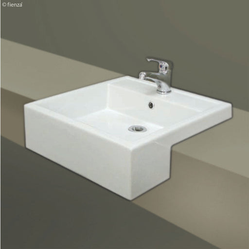 Fienza Rak Nova Semi-Recessed Basin-blue-leaf-bathware