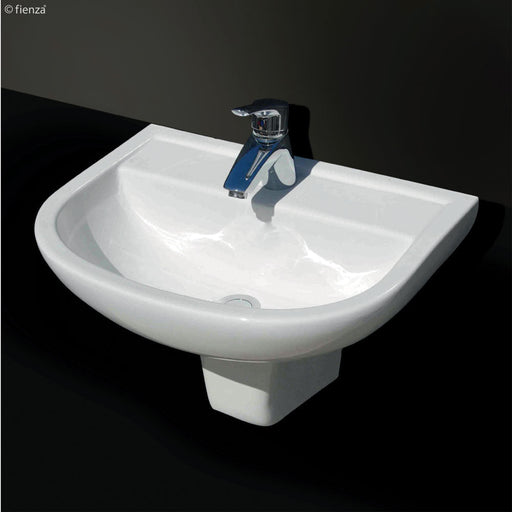 Fienza Rak X500 Wall-Hung Basin With Integral Shroud-blue-leaf-bathware