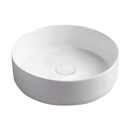 Fienza Reba Matte White Above Counter Basin-RB3134W-blue-leaf-bathware