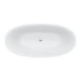 Fienza Sasso Solid Surface Bath - Matte White-blue-leaf-bathware