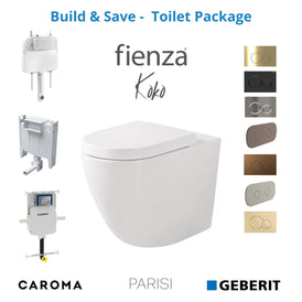 Fienza Koko In Wall Toilet Suite (Custom Package)
