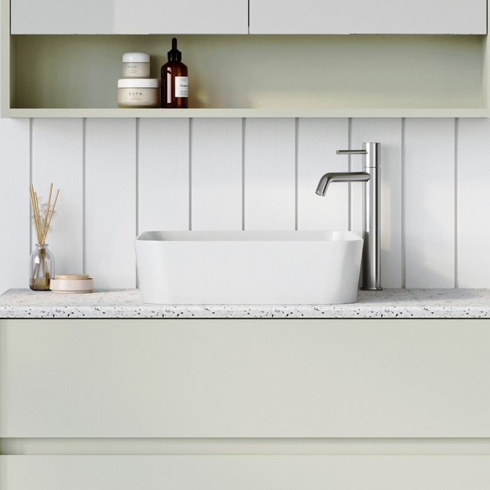 Timberline Florent Above Counter Basin - White Gloss