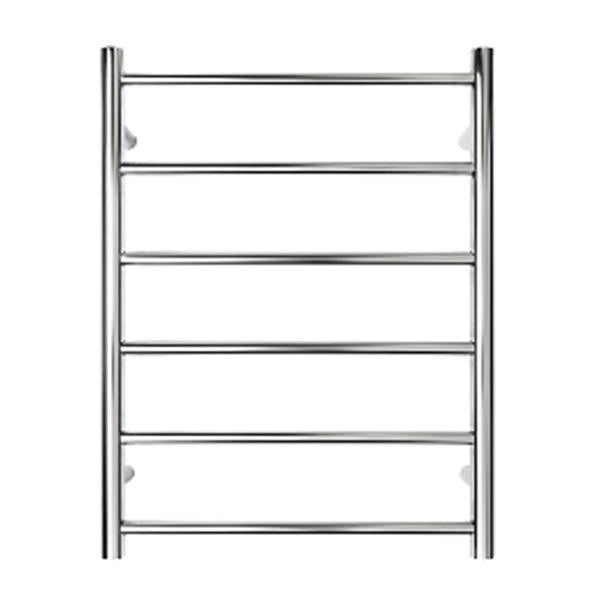 Forme 6 Bar Round Heated Towel Rail 520mm-HTR-TR0601M-blue-leaf-bathware