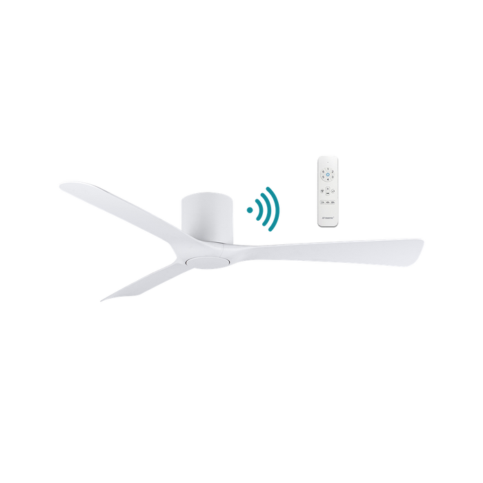 Martec Fresno DC 52″ Smart Ceiling Fan With WIFI Remote Control - Matt White