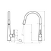 Galiano Pull-Down Sink Mixer Brushed Brass-LF175203BB-blue-leaf-bathware