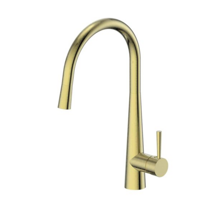 Galiano Pull-Down Sink Mixer Brushed Brass-LF175203BB-blue-leaf-bathware