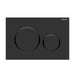 Geberit Sigma 20 Black Matt Dual Flush Plate - Black Rings-115.882.16.1-blue-leaf-bathware