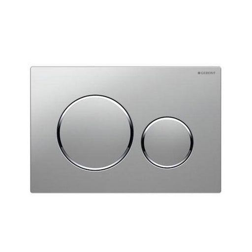 Geberit Sigma 20 Matt Chrome Dual Flush Plate - Chrome Rings-115.882.JQ.1-blue-leaf-bathware