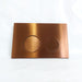 Geberit Sigma 8 Compatible Toilet Flush Button - Brushed Copper-TLTFBBCO-blue-leaf-bathware