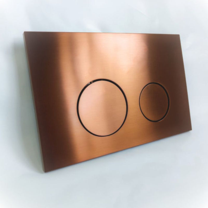 Geberit Sigma 8 Compatible Toilet Flush Button - Brushed Copper-TLTFBBCO-blue-leaf-bathware