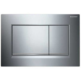Geberit Sigma30 Dual Flush Square - Chrome-115.883.KH.1-blue-leaf-bathware