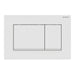 Geberit Sigma30 White Matt Dual Flush Plate - White Trim-115.883.01.1-blue-leaf-bathware