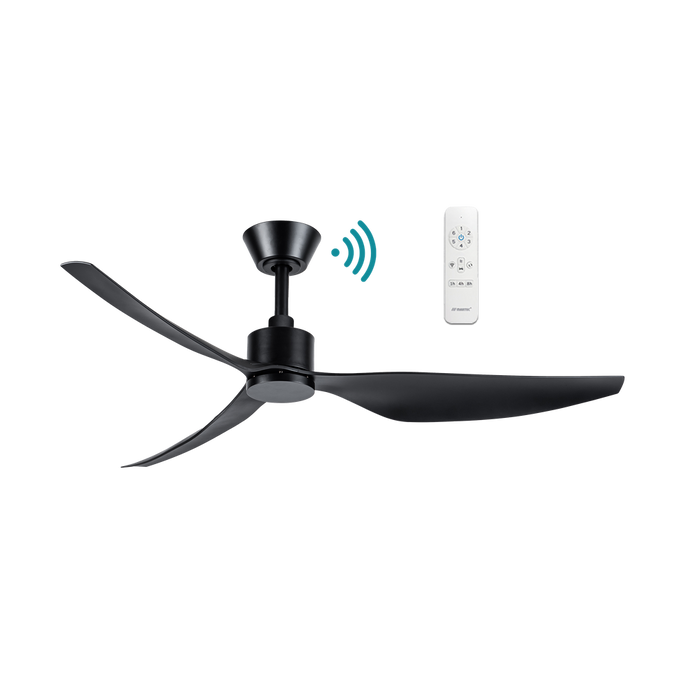 Martec Genoa DC 50″ Smart Ceiling Fan With WIFI Remote Control - Matt Black