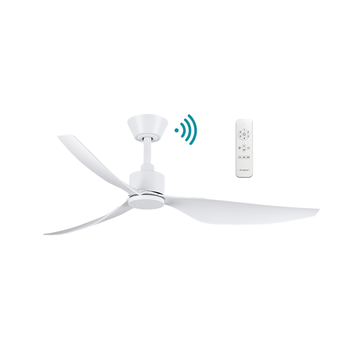 Martec Genoa DC 50″ Smart Ceiling Fan With WIFI Remote Control - Matt White