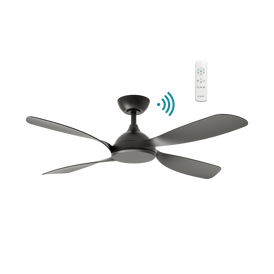 Martec Hampton DC 52″ Smart Ceiling Fan With WIFI Remote Control - Matt Black