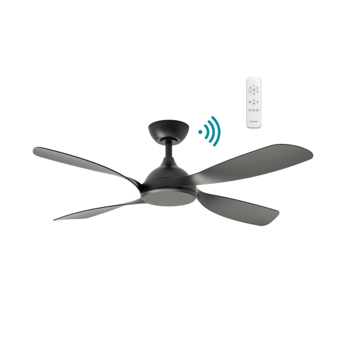 Martec Hampton DC 52″ Smart Ceiling Fan With WIFI Remote Control - Matt Black