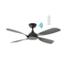 Martec Hampton DC 52″ Smart Ceiling Fan With WIFI Remote Control - Matt Black