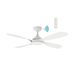 Martec Hampton DC 52″ Smart Ceiling Fan With WIFI Remote Control - Matt White