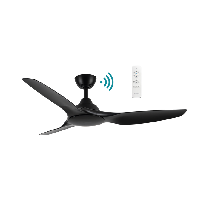 Martec Impact DC 52″ Smart Ceiling Fan With WIFI Remote Control - Matt Black