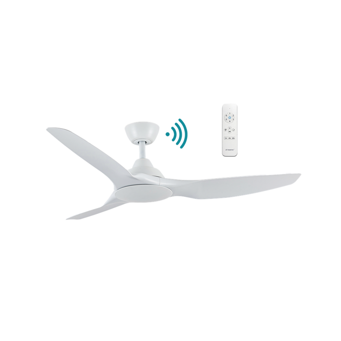 Martec Impact DC 52″ Smart Ceiling Fan With WIFI Remote Control - Matt White