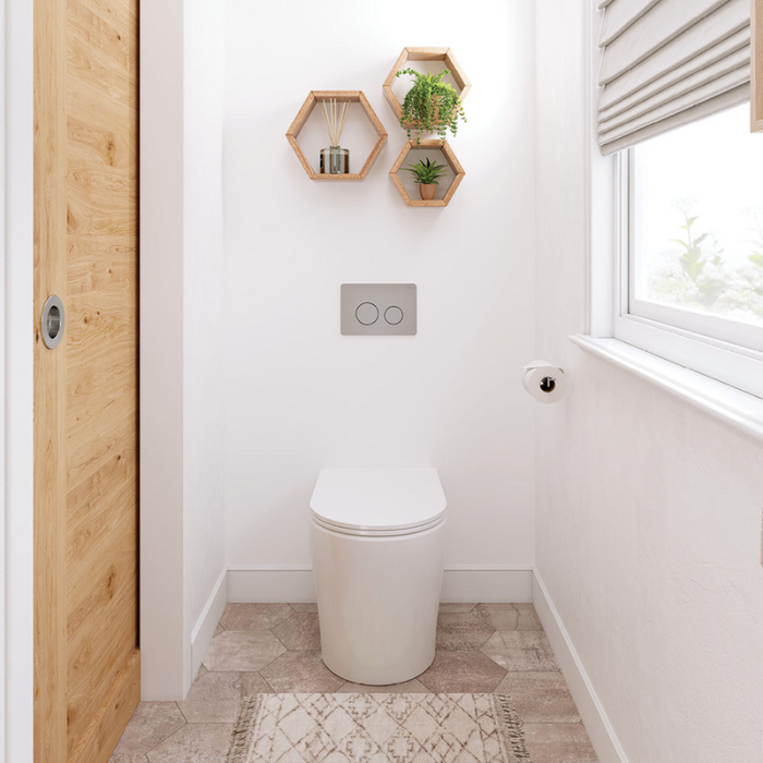 Fienza Aluca Wall-Faced Toilet Pan with Slim Seat