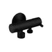 Linkware Dual Mini Cistern Cock - Matte Black-T115DBK-blue-leaf-bathware