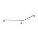 Linsol 850 x 700mm Stainless Steel Grab Rail Right Hand Angle - Brushed Stainless 