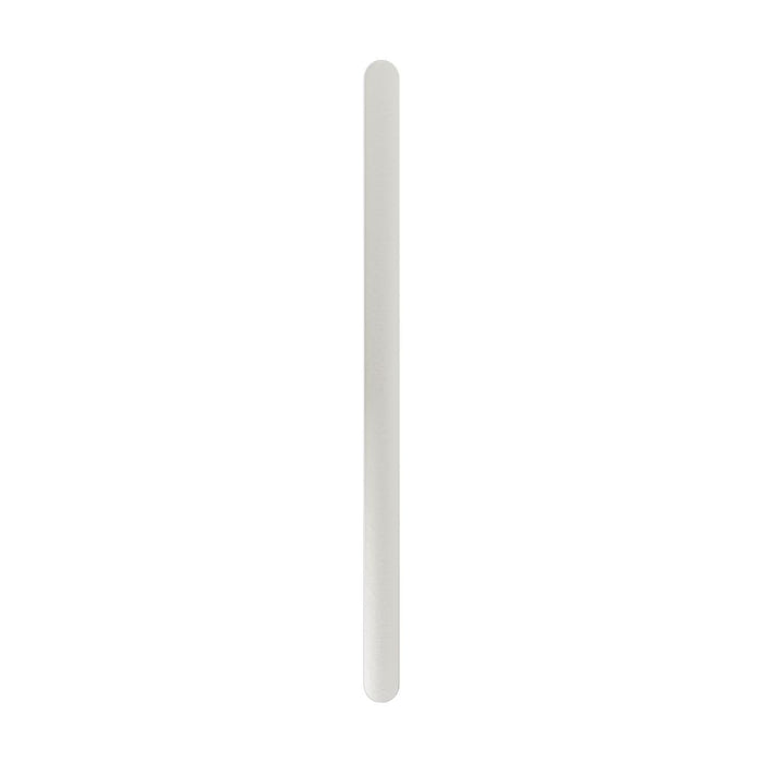 Linsol Allegra 12V Flat Bar Vertical Heated Towel Rail - Brushed Nickel 