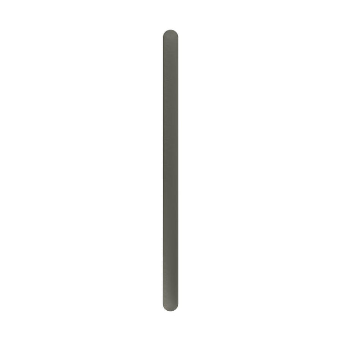 Linsol Allegra 12V Flat Bar Vertical Heated Towel Rail - Gunmetal 