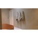 Linsol Allegra 12V Flat Bar Vertical Heated Towel Rail - Gunmetal 