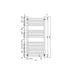 Linsol Allegra 19 Bar Heated Towel Rail - Chrome 
