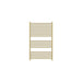 Linsol Allegra 19 Bar Wide Heated Towel Rail - Brushed Brass 