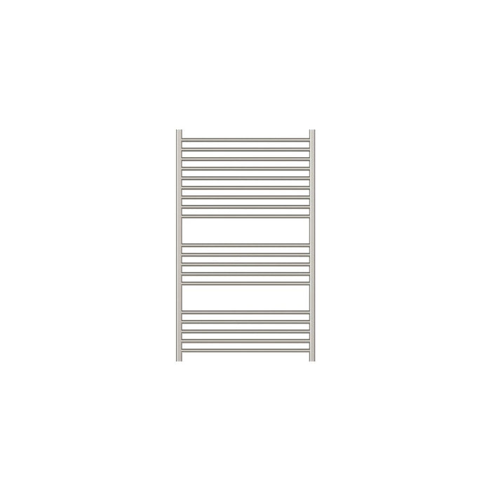 Linsol Allegra 19 Bar Wide Heated Towel Rail - Brushed Nickel 
