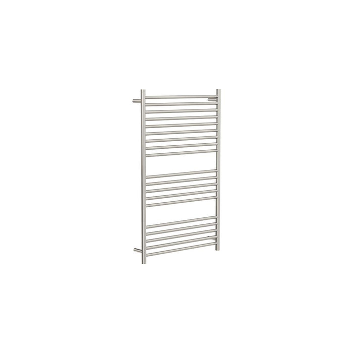 Linsol Allegra 19 Bar Wide Heated Towel Rail - Brushed Nickel 