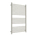 Linsol Allegra 19 Bar Wide Heated Towel Rail - Brushed Nickel 