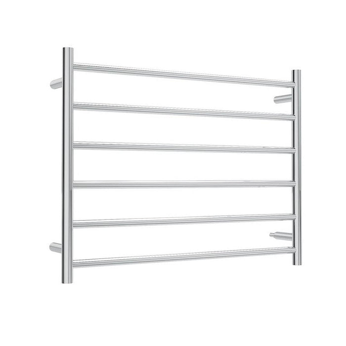 Linsol Allegra 6 Bar Wide Heated Towel Rail - Chrome 