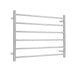 Linsol Allegra 6 Bar Wide Heated Towel Rail - Chrome 