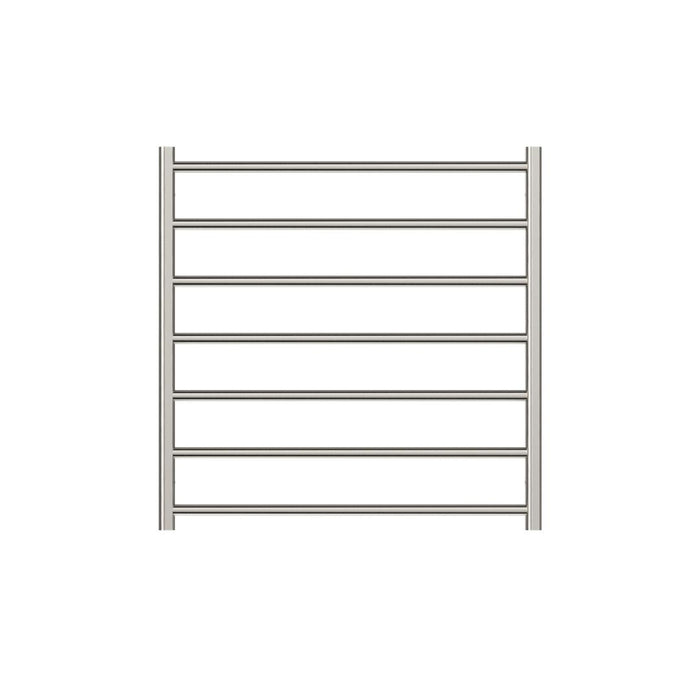 Linsol Allegra 7 Bar Heated Towel Rail - Brushed Nickel 