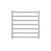 Linsol Allegra 7 Bar Heated Towel Rail - Brushed Nickel 