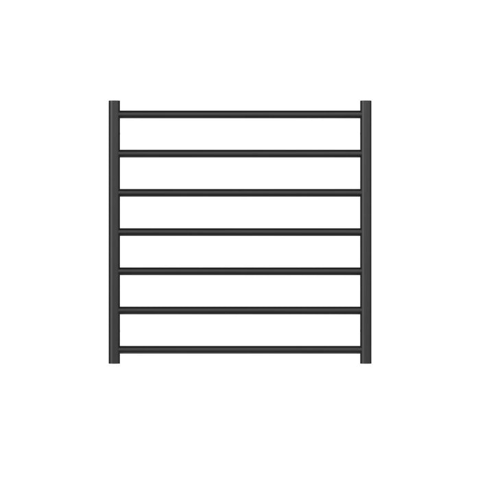Linsol Allegra 7 Bar Heated Towel Rail - Matte Black 