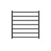 Linsol Allegra 7 Bar Heated Towel Rail - Matte Black 