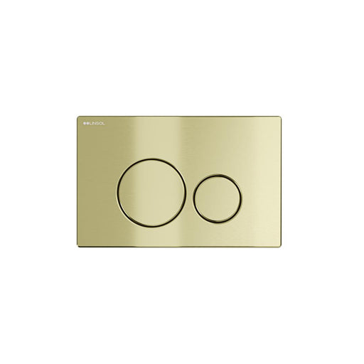 Linsol Anchor Stainless Steel Flush Plate - Brushed Brass 