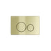 Linsol Anchor Stainless Steel Flush Plate - Brushed Brass 