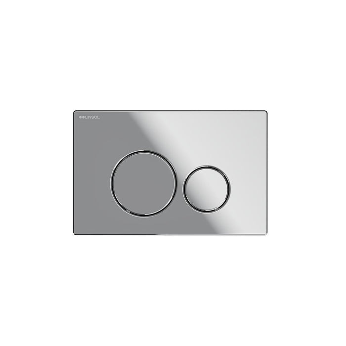 Linsol Anchor Stainless Steel Flush Plate - Chrome 
