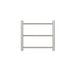 Linsol Avid 3 Bar Heated Towel Rail - Brushed Nickel 