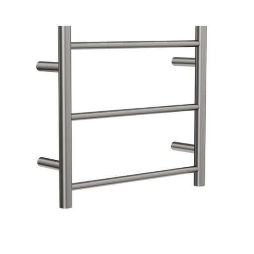 Linsol Avid 3 Bar Heated Towel Rail - Gunmetal 